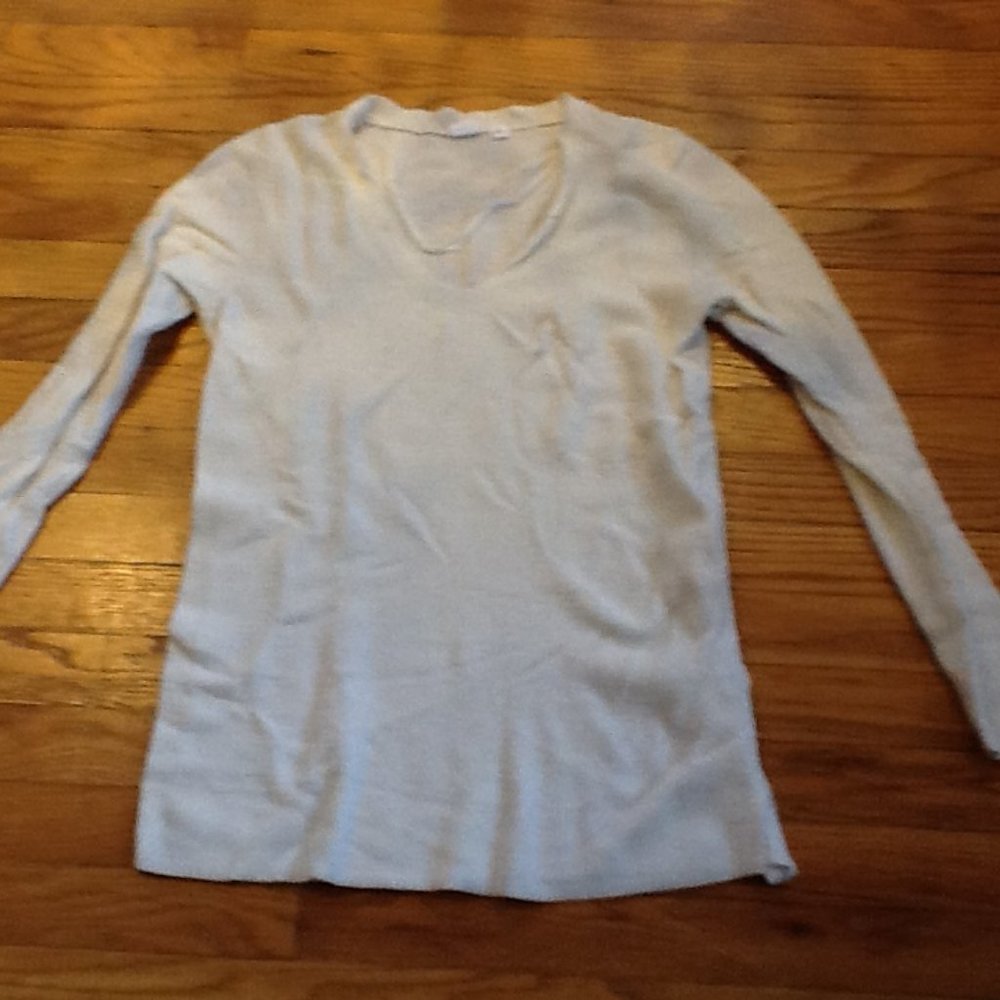 Ivory Textured V-Neck Tunic Sweater - Picture 3 of 7